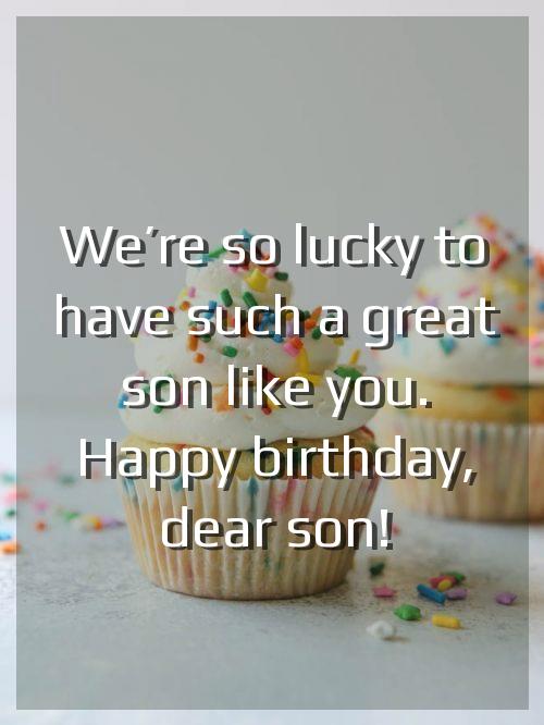 happy birthday wishes for son from mother